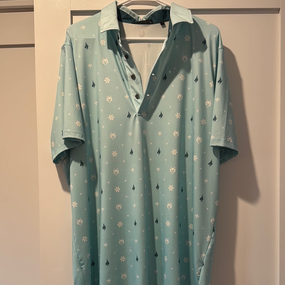 Men's Light Blue Polo Shirt